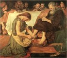 Christ Washing Peter's Feet by Ford Maddox Brown, 1852