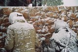 Snow storm on the Krizevac, 2005